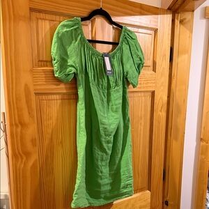 Nasty Gal Vibrant Green Midi Dress